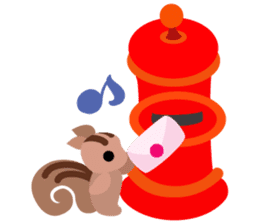 Cute Squirrel Stickers sticker #4233084