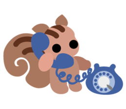 Cute Squirrel Stickers sticker #4233085