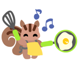 Cute Squirrel Stickers sticker #4233088