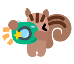 Cute Squirrel Stickers sticker #4233090