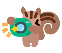 Cute Squirrel Stickers sticker #4233090