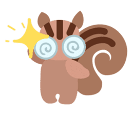 Cute Squirrel Stickers sticker #4233091