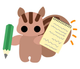 Cute Squirrel Stickers sticker #4233092