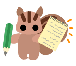 Cute Squirrel Stickers sticker #4233092