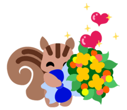 Cute Squirrel Stickers sticker #4233093