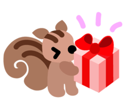 Cute Squirrel Stickers sticker #4233094