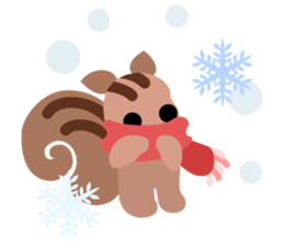 Cute Squirrel Stickers sticker #4233098