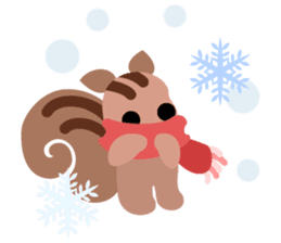Cute Squirrel Stickers sticker #4233098