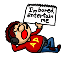 Mr. Cuecards (English version) sticker #4233432