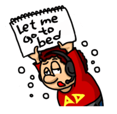 Mr. Cuecards (English version) sticker #4233438