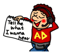 Mr. Cuecards (English version) sticker #4233439