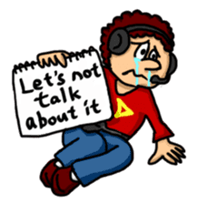 Mr. Cuecards (English version) sticker #4233440