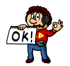 Mr. Cuecards (English version) sticker #4233450