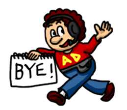 Mr. Cuecards (English version) sticker #4233451