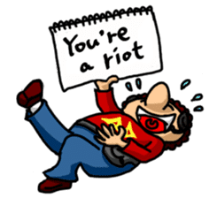 Mr. Cuecards (English version) sticker #4233456