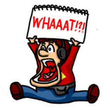 Mr. Cuecards (English version) sticker #4233458