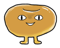 Heartwarming bagel-san sticker #4233587