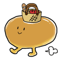 Heartwarming bagel-san sticker #4233605