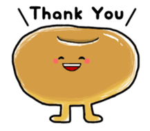 Heartwarming bagel-san sticker #4233617