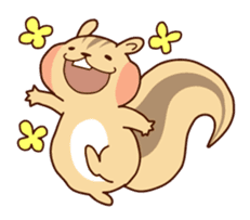 Chipmunk's cheerful days sticker #4233637