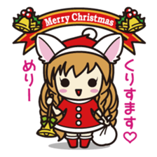 Daily life of the maid with cat ears sticker #4234291