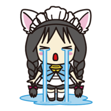 Daily life of the maid with cat ears sticker #4234298