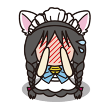 Daily life of the maid with cat ears sticker #4234300