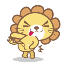 Lori the happy lion sticker #4234566