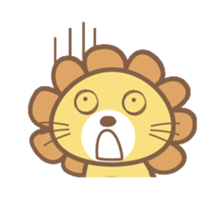 Lori the happy lion sticker #4234572