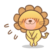 Lori the happy lion sticker #4234577