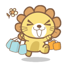 Lori the happy lion sticker #4234578
