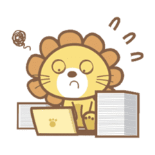 Lori the happy lion sticker #4234581