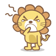 Lori the happy lion sticker #4234582