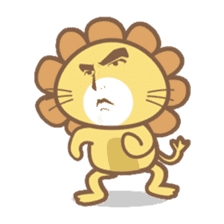 Lori the happy lion sticker #4234586