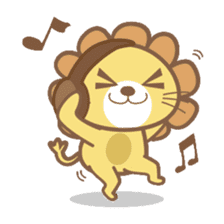 Lori the happy lion sticker #4234589