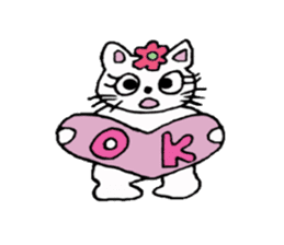 Daily-life of Nyanko sticker #4234614