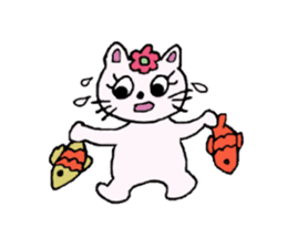 Daily-life of Nyanko sticker #4234622