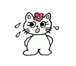 Daily-life of Nyanko sticker #4234630