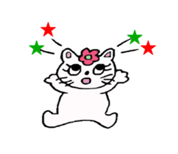 Daily-life of Nyanko sticker #4234634