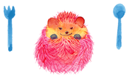 Watercolor Paint Hedgehog sticker #4236001