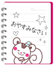 Love notebook&Chocolate squirrel sticker #4236366