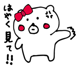 Bear is in love. sticker #4236755