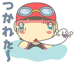 Swimming Girl ~girl children swim~ sticker #4237612