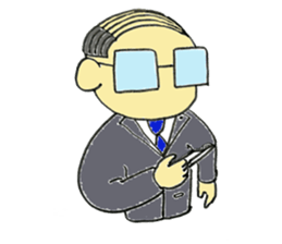 office man sticker #4238031