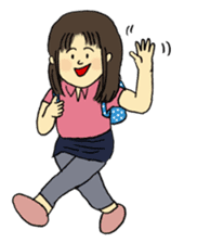 Marie and grandpa sticker #4238240