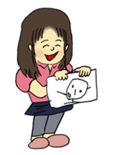 Marie and grandpa sticker #4238242