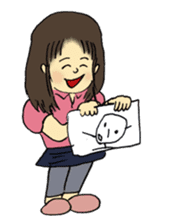 Marie and grandpa sticker #4238242