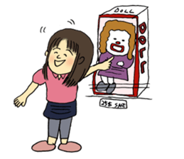 Marie and grandpa sticker #4238248