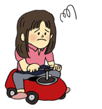 Marie and grandpa sticker #4238254