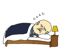 Marie and grandpa sticker #4238257